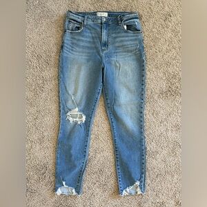 Abercrombie & Fitch Curve Love Skinny High Rise Jeans